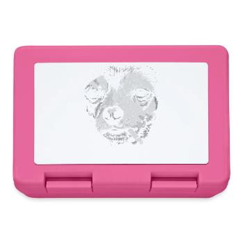 Chihuahua Smoking Funny Dog Humor Meme - Lunchbox - pink - Front