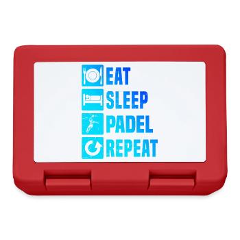 Pure padel focus - Lunchbox - red - Front