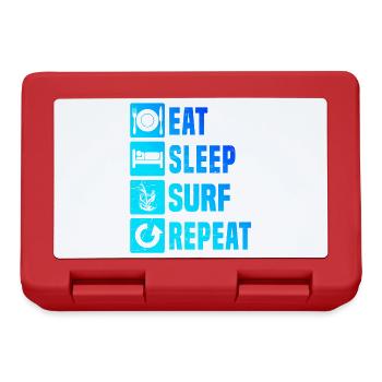Motif de planche à voile pour de véritables amoureux - Boîte à goûter - rouge - Devant