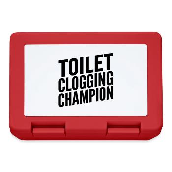 Toilet Closing Champion - Lunchbox - red - Front