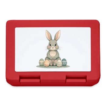 Pastel Bunny Easter Eggs - Lunchbox - red - Front