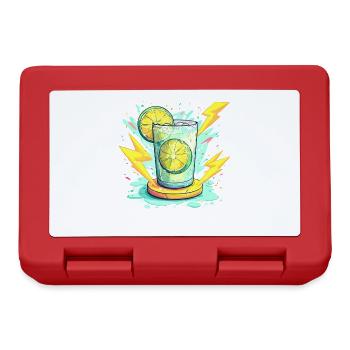 Citrus Shock Glass Design - Lunchbox - red - Front