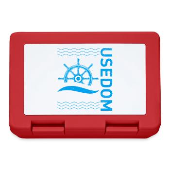 Island USEDOM Baltic Sea Usedom Holiday Fun - Lunchbox - red - Front