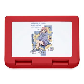 Future Pop Fashion Kawaii Generation K-Pop Anime - Brotdose - Rot - Vorne