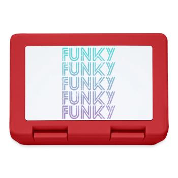 Funky Vintage - Lunchbox - red - Front
