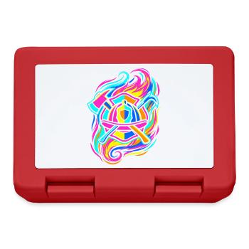 Emblème du pompier - Boîte à goûter - rouge - Devant