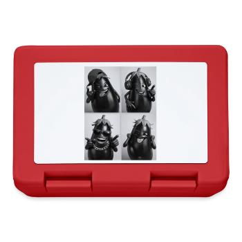 eggplant - Lunchbox - red - Front