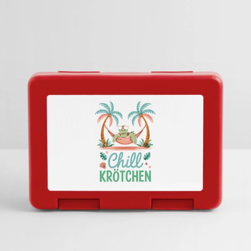 Chill Toad Cool Turtle In Hammock Lunchbox