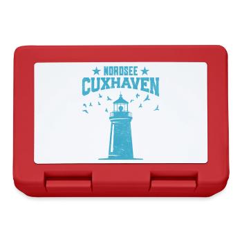 Cuxhavener NORDSEE CUXHAVEN Urlaub Lustiges - Brotdose - Rot - Vorne
