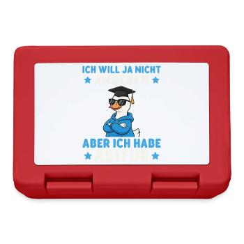 High School Graduation Passed Goose Graduation Gift - Lunchbox - red - Front