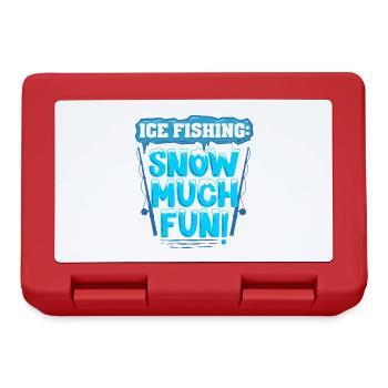 Eisangeln Snow Much Fun - Lunchbox - red - Front