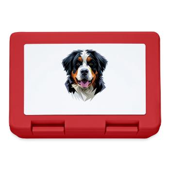 Berner Sennenhund Süße Hunde Schweizer Sennenhunde - Brotdose - Rot - Vorne