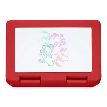 Koi Fish Koi Carp Koi Koi Koi Koi Koi - Lunchbox - red - Front