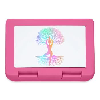 Yoga-Meditationstraining Yoga-Liebhaber-Yoga-Kurs - Brotdose - Pink - Vorne