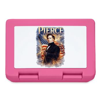 Patriotischer Blitzportrait - Brotdose - Pink - Vorne