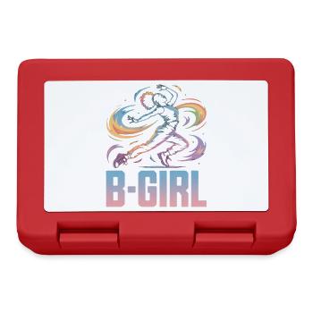 B-Girl Breakdance Streetstyle Retro Design - Lunchbox - red - Front