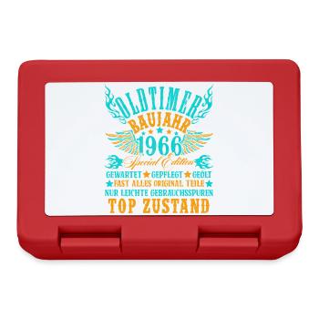 60th Birthday 60 Years Decoration 1965 Gift Funny - Lunchbox - red - Front