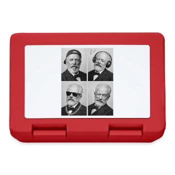 Pyotr Ilyich Tchaikovsky - Brotdose - Rot - Vorne