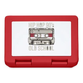 Hip Hop 90s Old School Cassette - Lunchbox - red - Front