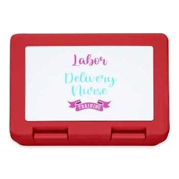 Midwife Childbirth - Lunchbox - red - Front
