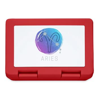 Aries Zodiac Horoscope Zodiac Sign - Lunchbox - red - Front