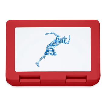 Cadeau de course XC drôle XC Runner Edition - Boîte à goûter - rouge - Devant