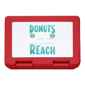Donut fast food - Lunchbox - red - Front