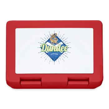 Dundee UK City Scotland Retro Flag Vintage - Lunchbox - red - Front