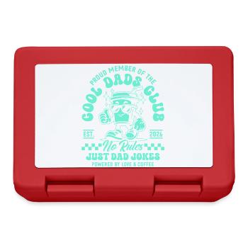 Cool Dads Club - Papa 2026 Geschenk - Brotdose - Rot - Vorne
