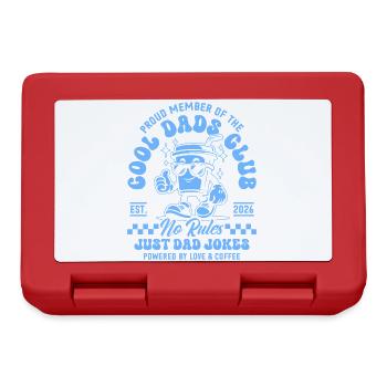 Cool Dads Club - Dad 2026 Gift - Lunchbox - red - Front
