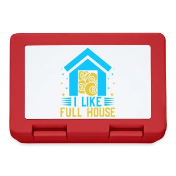 Bingo Game I Like Full House Bingo - Lunchbox - red - Front