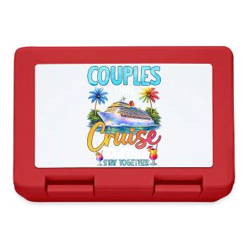 Les couples qui naviguent ensemble restent ensemble - Boîte à goûter - rouge - Devant