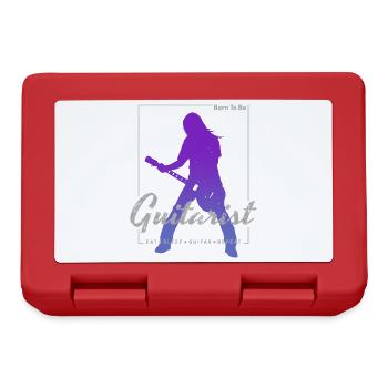 Guitarist Design Born To Be Guitarist for Musicians - Lunchbox - red - Front