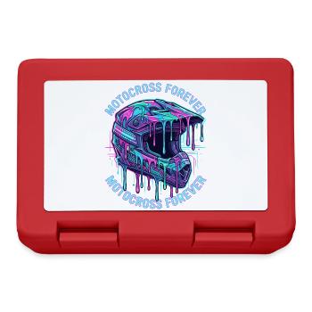 Motocross Forever Helmet Graphic - Lunchbox - red - Front