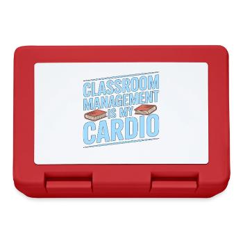 High School Teacher Classroom Management Education - Lunchbox - red - Front