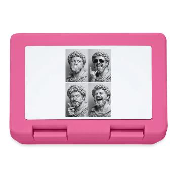 Marcus Aurelius Collage - Brotdose - Pink - Vorne