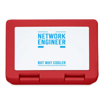 Network Computer Scientist Programmer Admin - Lunchbox - red - Front
