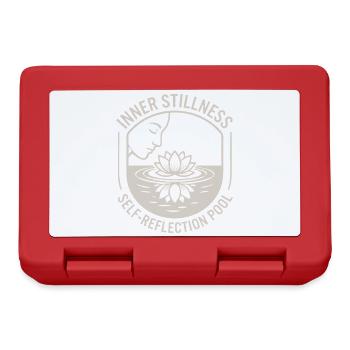 Lotus Inner Stillness Mindfulness Lotus Flower - Lunchbox - red - Front