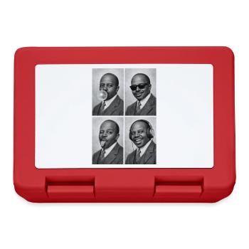 Scott Joplin Collage - Brotdose - Rot - Vorne