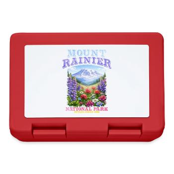 Mount Rainier National Park Blumengarten - Brotdose - Rot - Vorne
