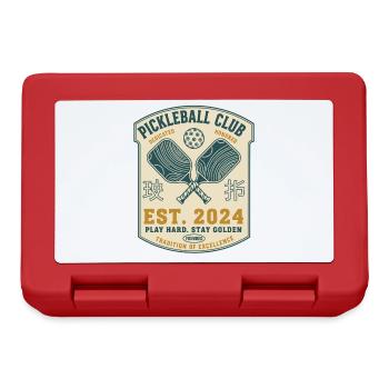 Pickleball Club Est 2024 Funny Player Love - Lunchbox - red - Front
