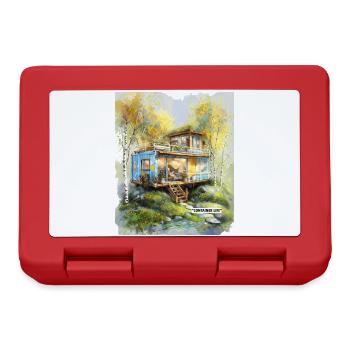 Container Life Woodland Studio - Brotdose - Rot - Vorne