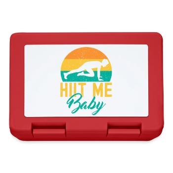 Gymnase de calistnique Hiit Me Baby Calisthenics Fitness - Boîte à goûter - rouge - Devant