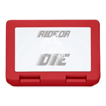 Ride or Die Skeleton Biker Speed - Brotdose - Rot - Vorne