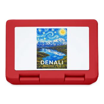 Denali National Park, Alaska - Lunchbox - red - Front