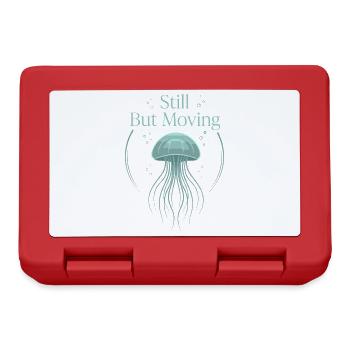 Qualle Ozeanqualle Flowy Soft Ocean Marine - Brotdose - Rot - Vorne