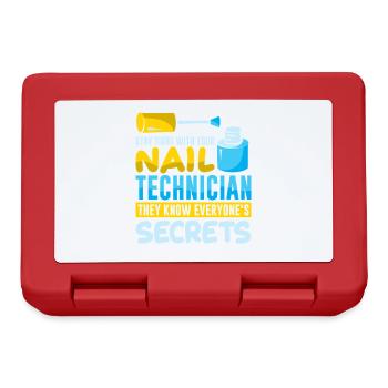 Nail Designer Nail Designer Cosmetics Nail Salon - Lunchbox - red - Front