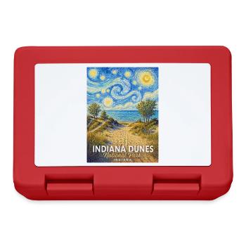 Indiana Dunes National Park, Indiana - Lunchbox - red - Front