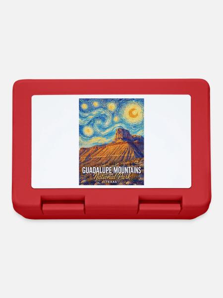 Guadalupe Mountains National Park, Texas - Lunchbox - red