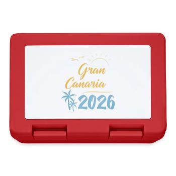 Gran Canaria 2026 - Brotdose - Rot - Vorne
